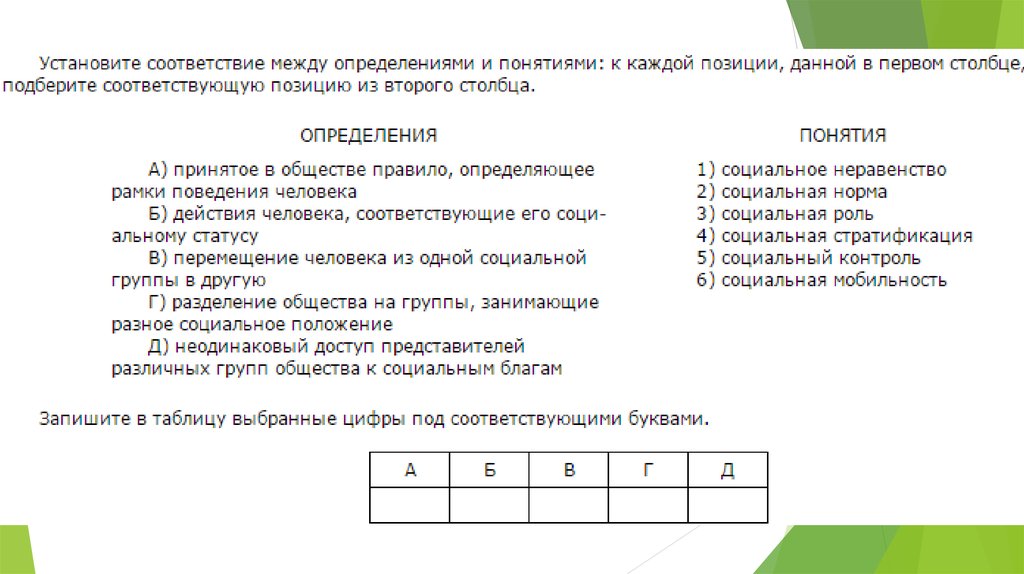 Стратификация план егэ