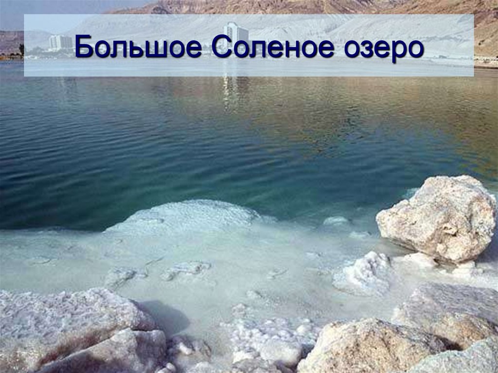 Соленое вода озеро
