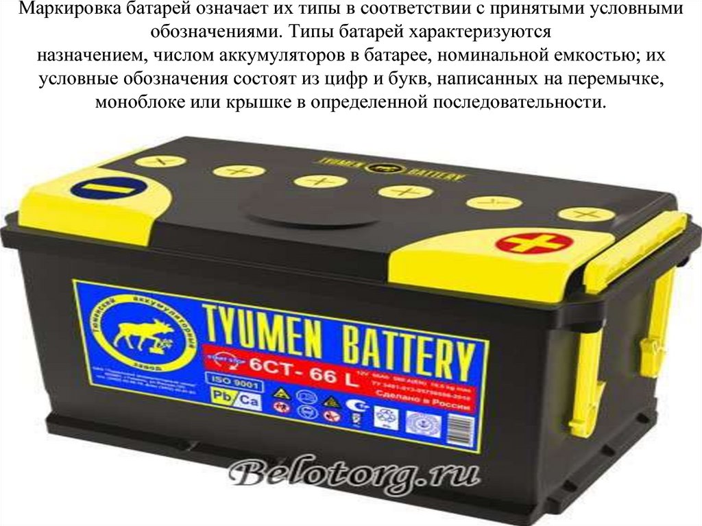 Что означает battery