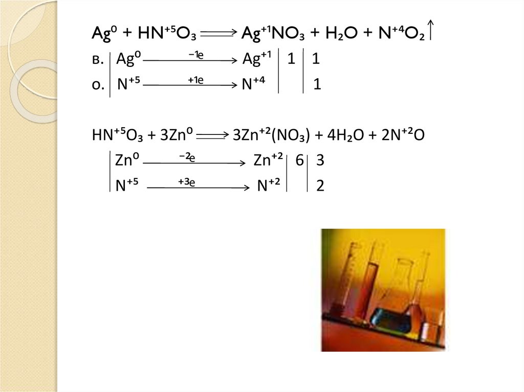 Nano3 zn h2o. Сера и азотная кислота концентрированная.
