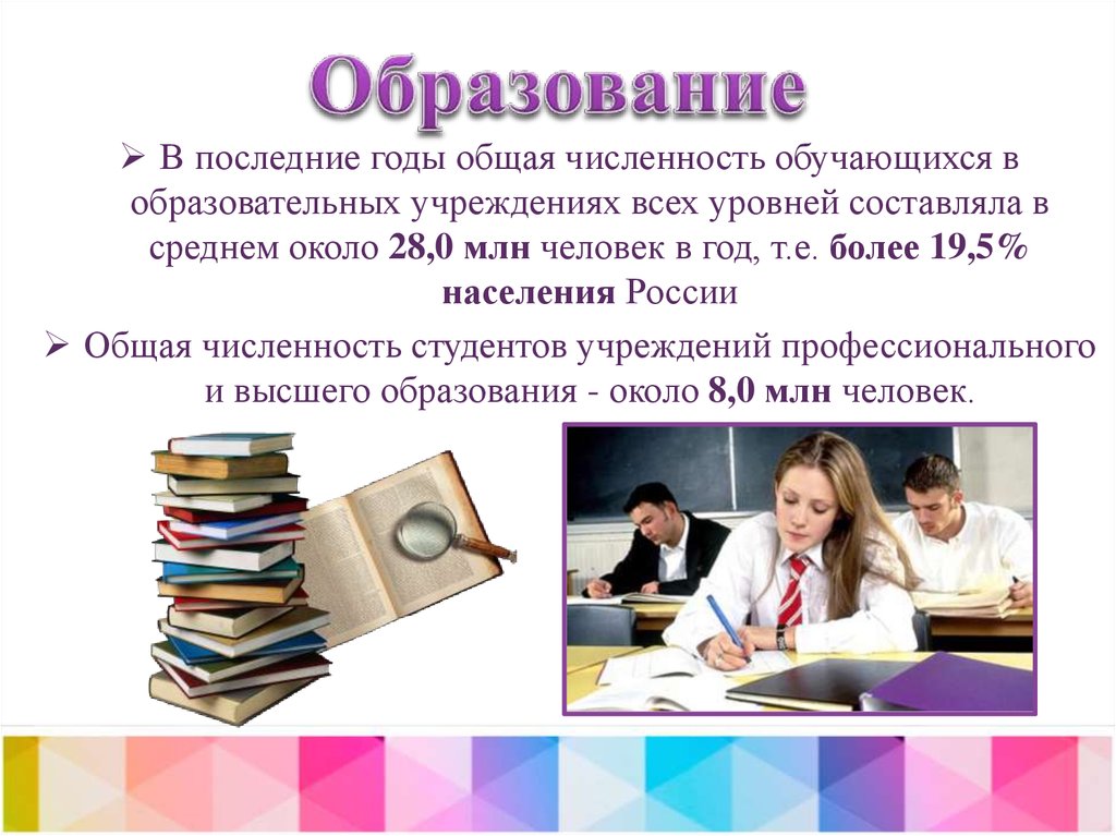 Последнее образование