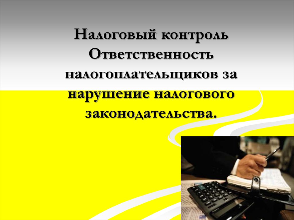 Нарушение налогового законодательства. Налоговый контроль в Германии. Контроль моя ответственность. Ответственный налогоплательщик.