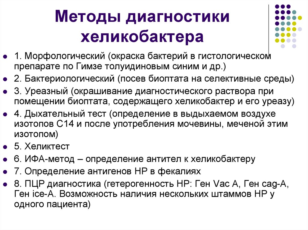 Способы диагностики. Методы исследования Helicobacter pylori. Методы определения Helicobacter pylori. Морфологический метод диагностики хеликобактер. Способы выявления Helicobacter pylori.