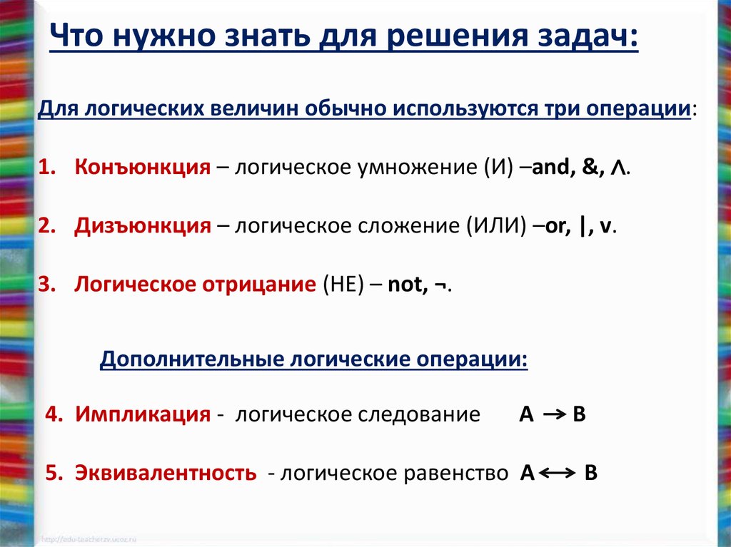 Задачи логики как науки