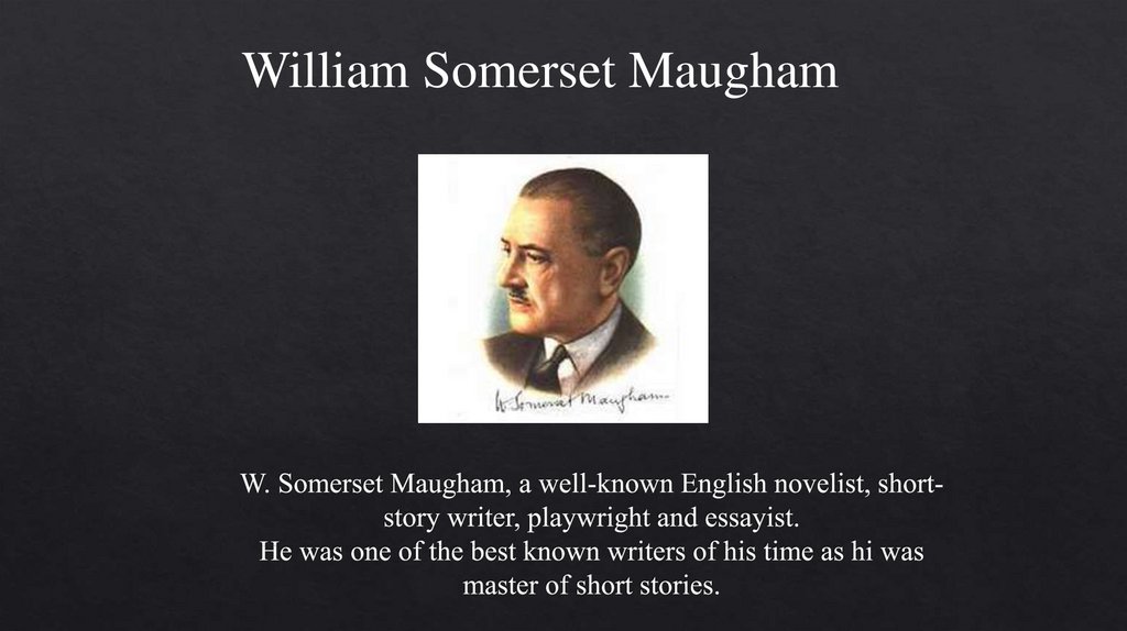 somerset maugham short stories in spanish