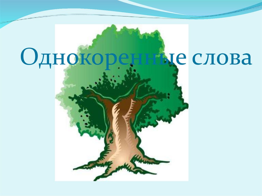 Презентация по русскому языку 2 класс словарь однокоренных слов