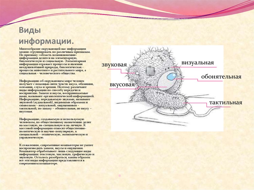 Сообщение виды презентаций