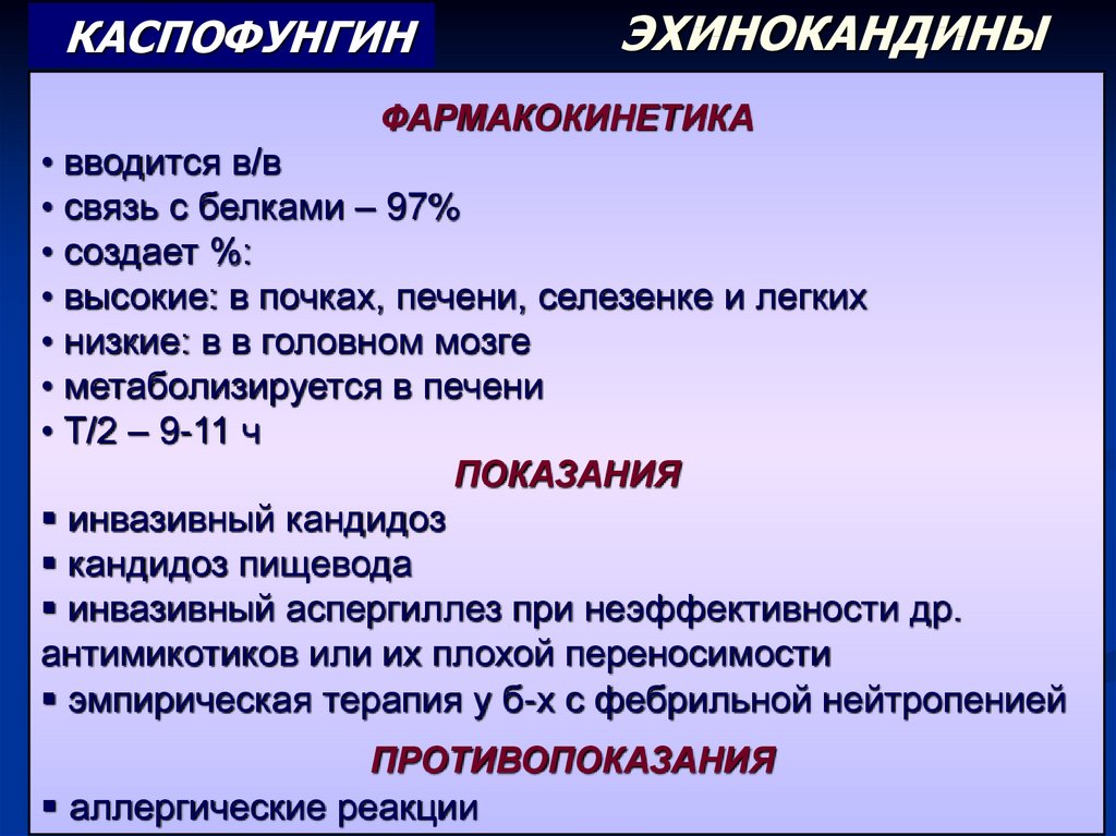 Механизм действия противогрибковых препаратов. Эхинокандины. Эхинокандины препараты противогрибковые. Эхинокандины классификация. Эхинокандины спектр действия.