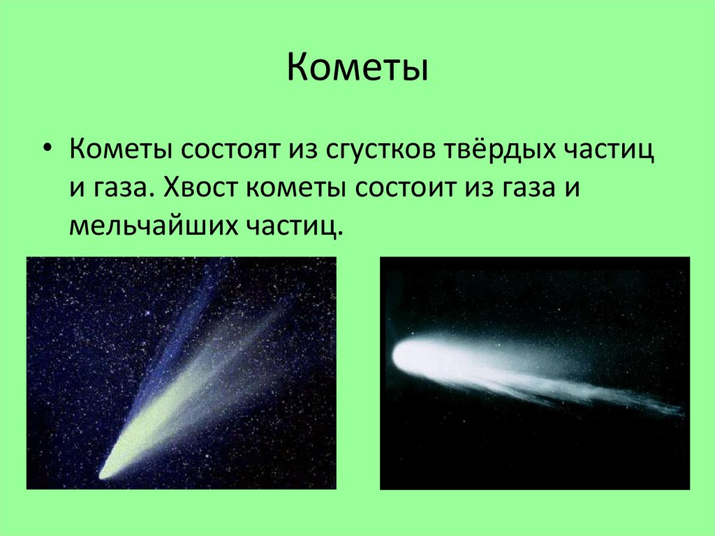 Почему у кометы хвост. Хвост кометы состоит из. Кометы презентация. Кометы слайд. Презентация на тему кометы.
