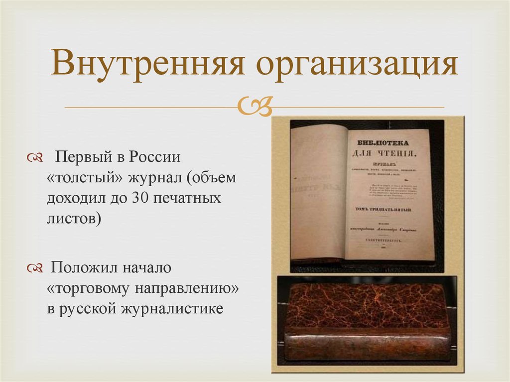 Внутренняя организация