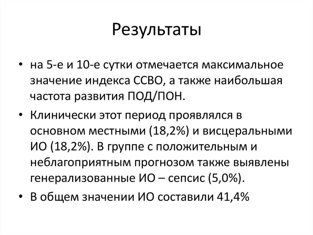 Результаты