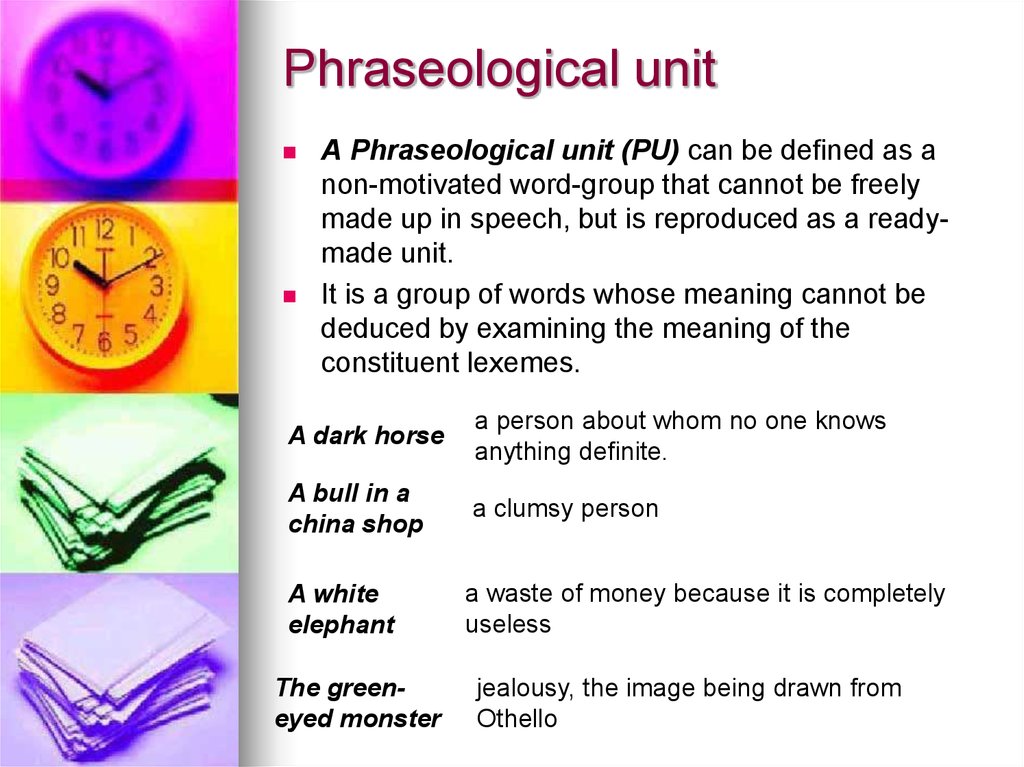 Phraseological unit