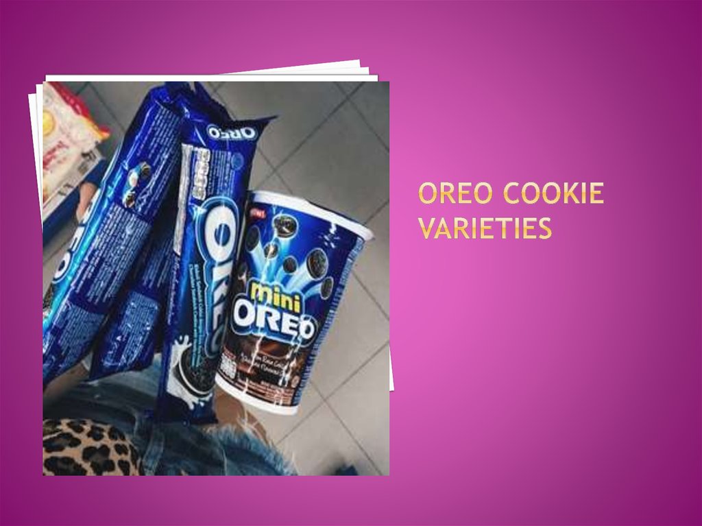 Oreo cookie varieties