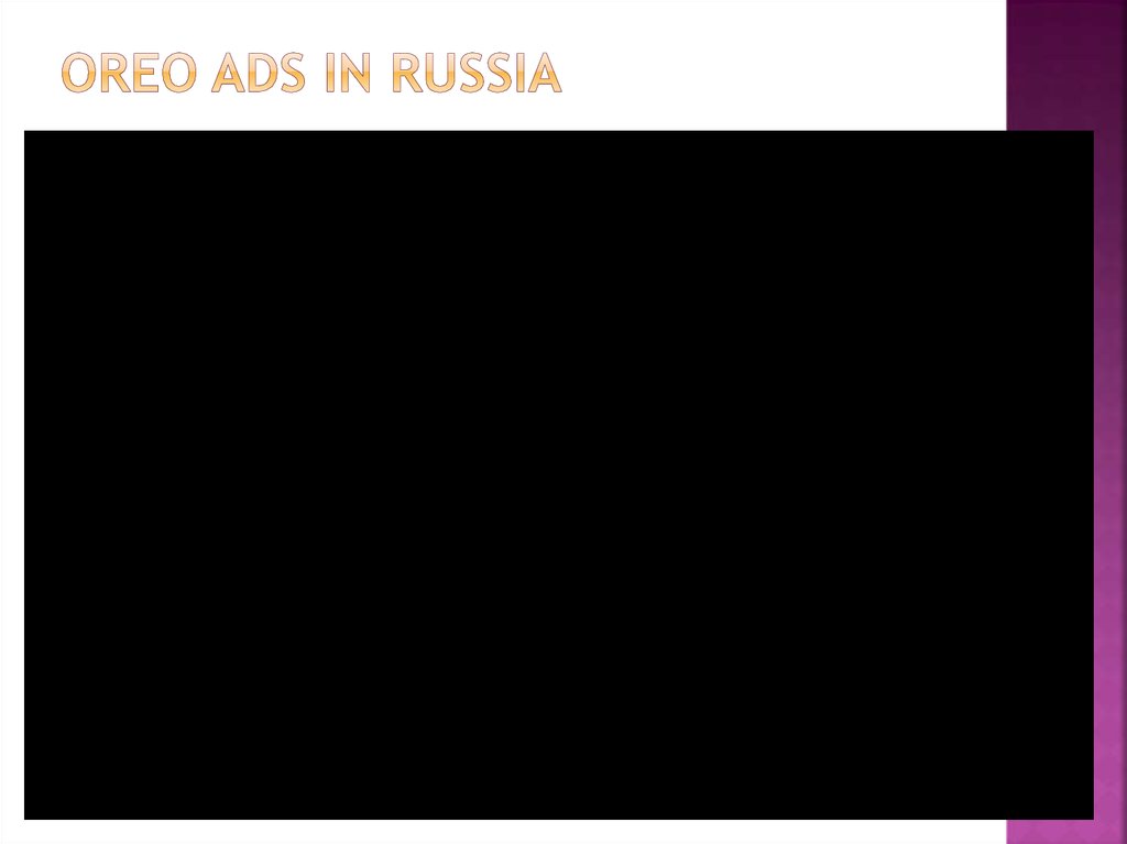 Oreo ads in Russia