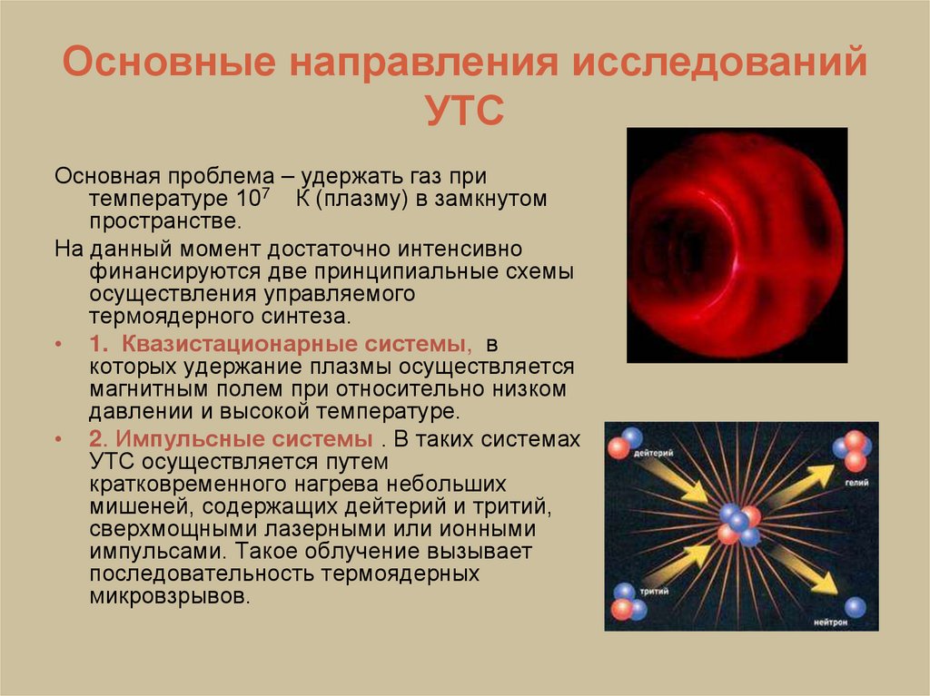 Термоядерный синтез презентация 11 класс