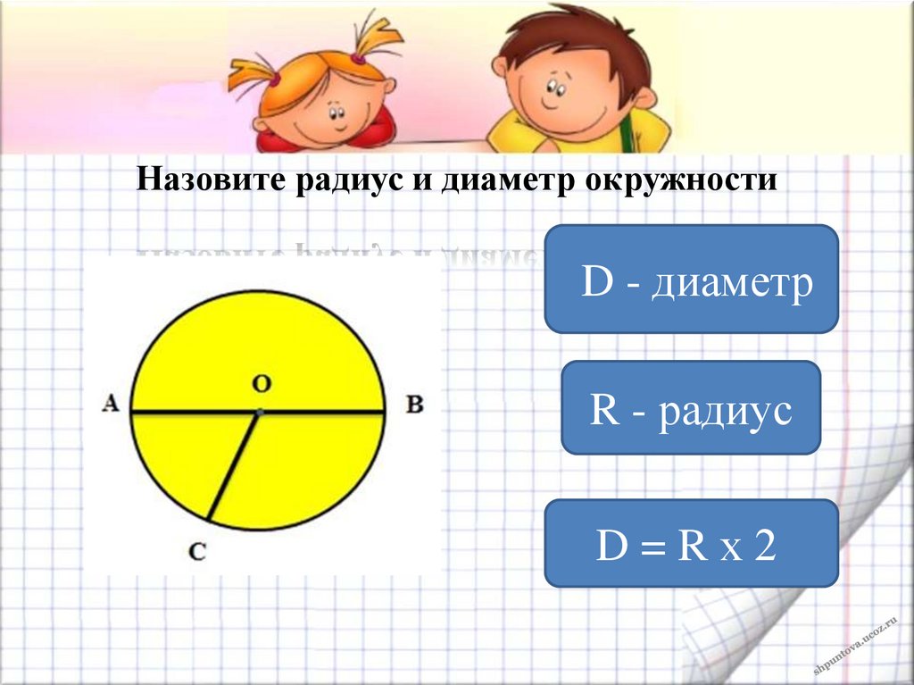 Радиус окружности 6 см чему равен диаметр. Длина окружности. Назови радиус и диаметр окружности. Диаметр радиус длина окружности. Назвать радиус диаметр.