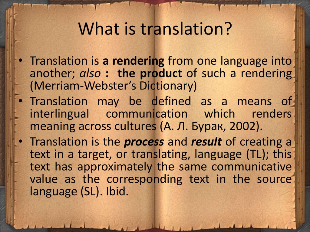 Theory And Practice Of Translation 