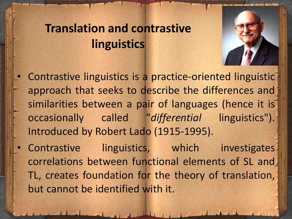 Translation and contrastive linguistics