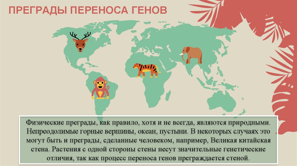 ПРЕГРАДЫ ПЕРЕНОСА ГЕНОВ