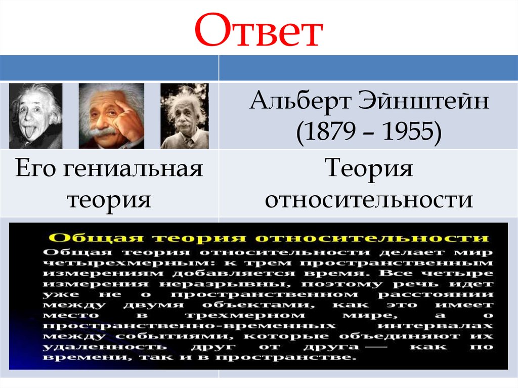 Человеческий ответ