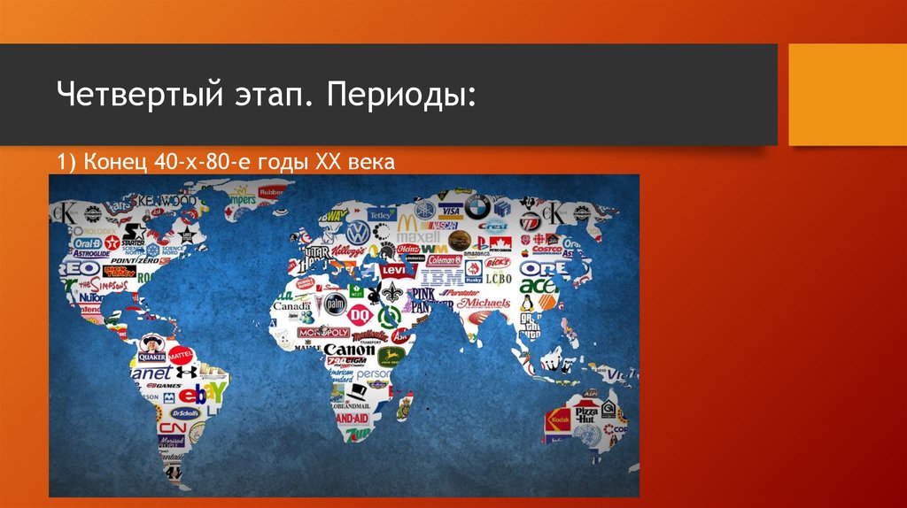 Четвертый этап. Периоды: