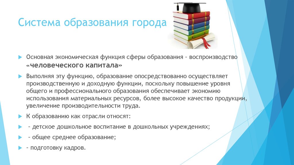 Возможности города в образовании. Основная экономическая функция сферы образования. Социальная функция образования. Образовательная функция экономики. Город образования.