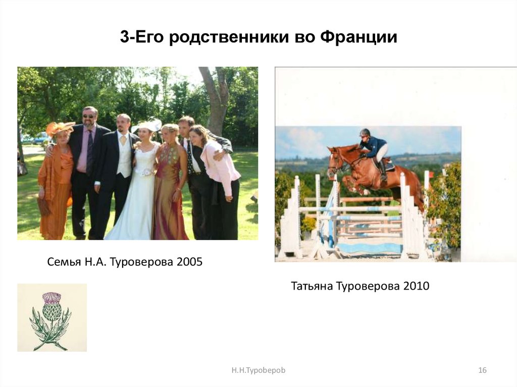 3-Его родственники во Франции