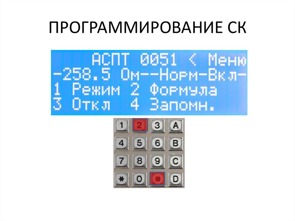 ПРОГРАММИРОВАНИЕ СК