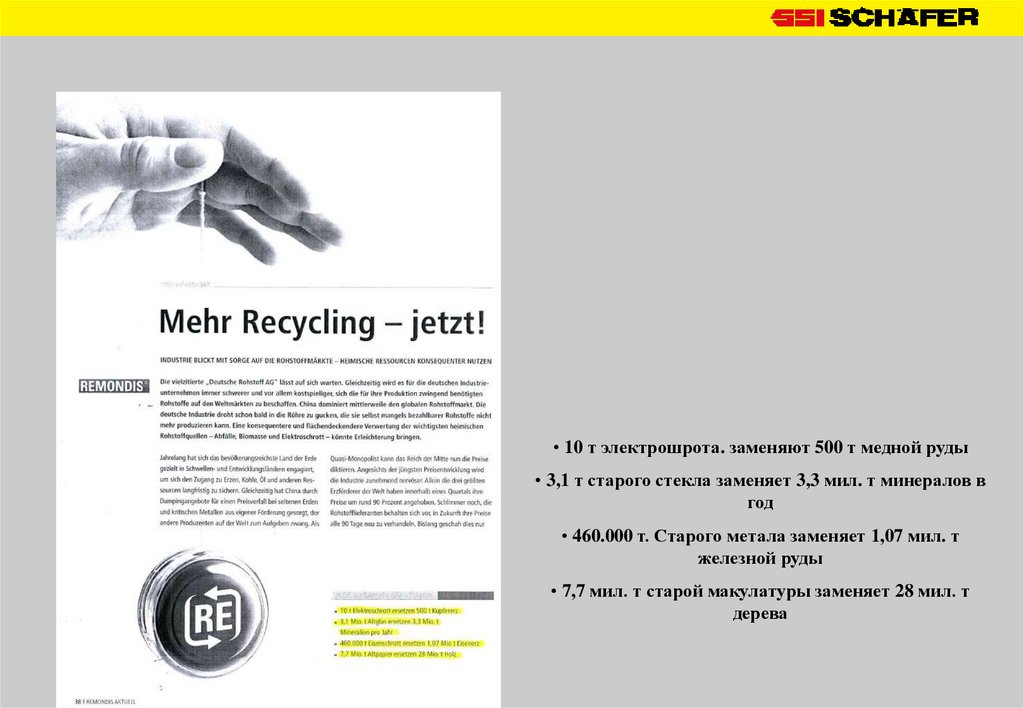 Квота сбора отходов в общине Бурбах Общее количество около 484 кг на человека в год