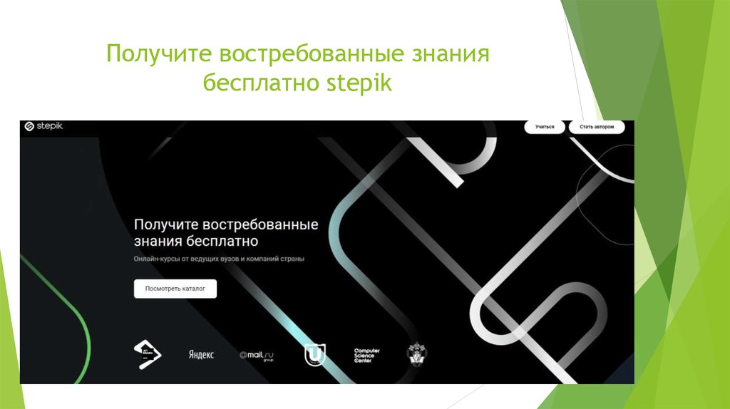 Stepik управление проектами