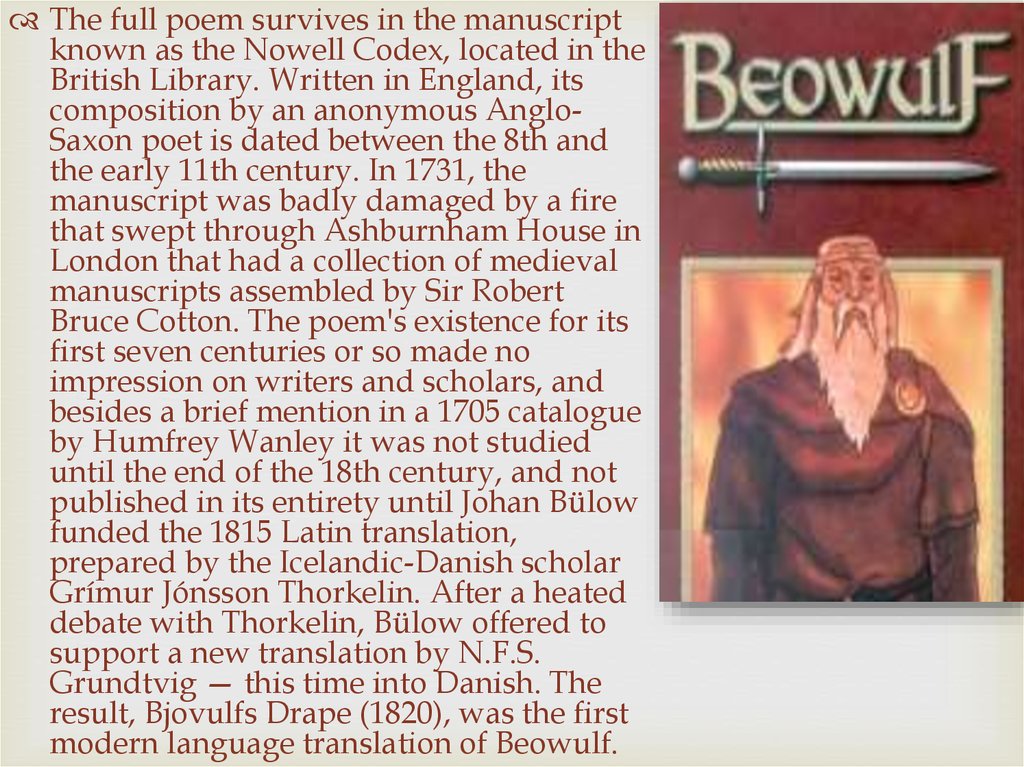 Beowulf Is An Epic Poem Edgenuity