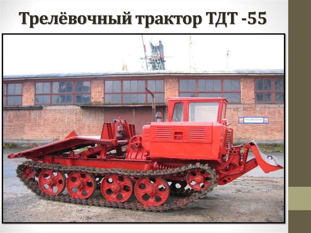 Трелевочный трактор 55