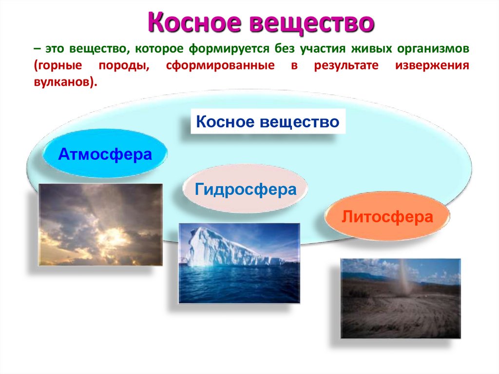 Косное вещество по вернадскому