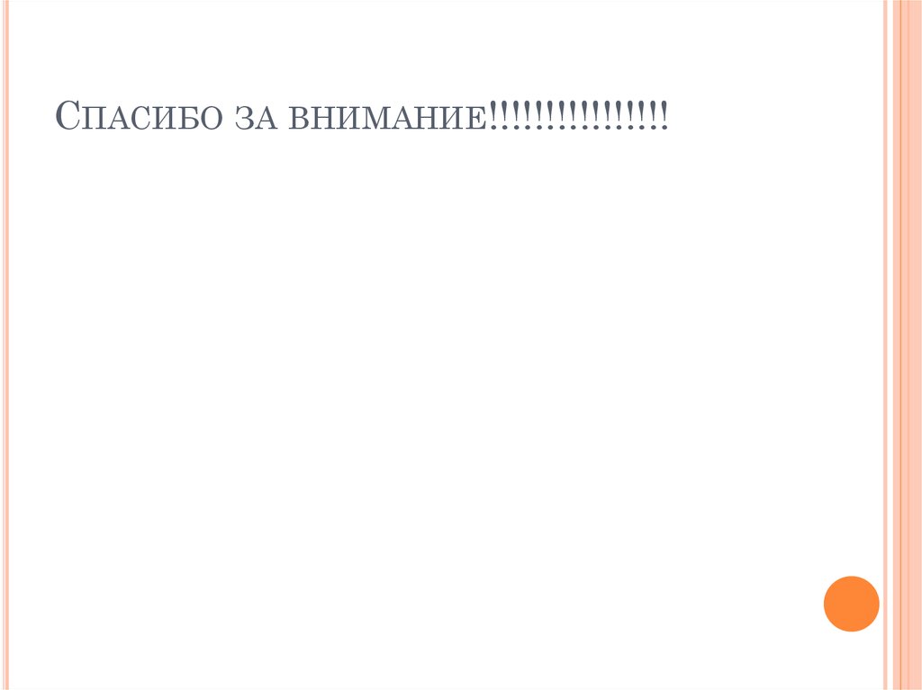 Спасибо за внимание!!!!!!!!!!!!!!!!