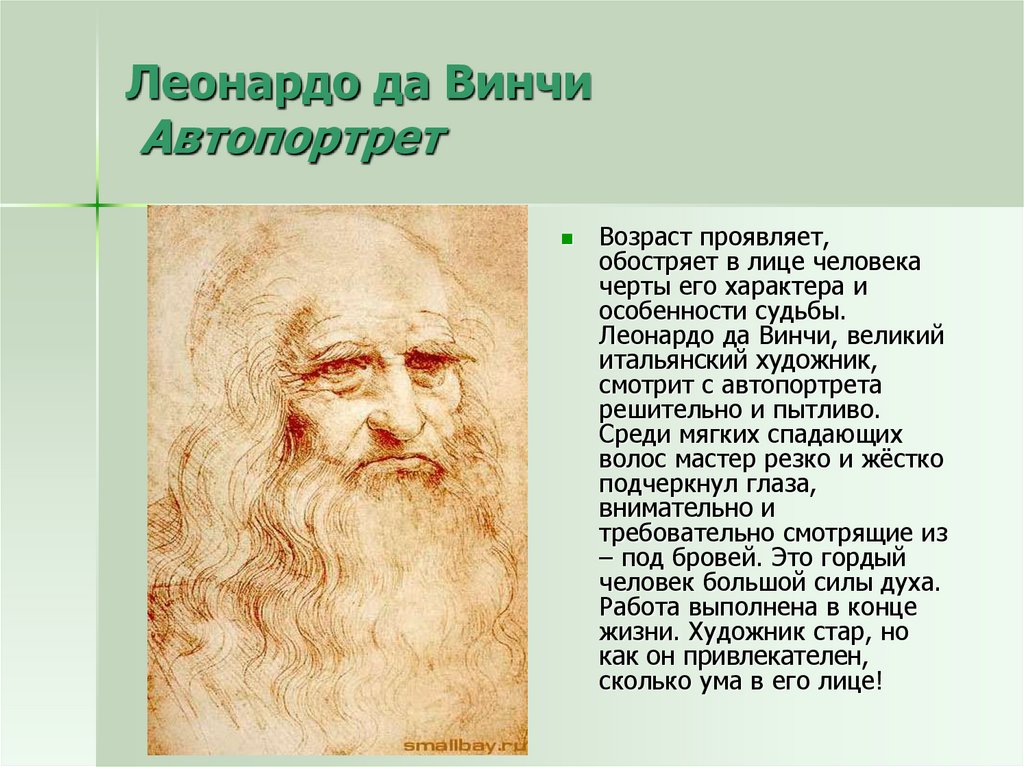 Описание картин да винчи. Туринский автопортрет Леонардо да Винчи. Автопортрет Леонардо да Винчи описание. Леонардо да Винчи черты характера. Леонардо да Винчи описание внешности.