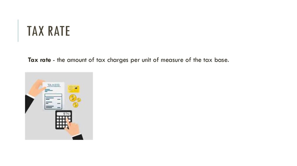 Tax rate