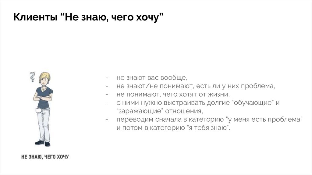 Знающий чего хочет. Клиент не знает чего хочет. Заказчик не знает чего хочет. Не знаю чего хочу. Заказчик сам не знает чего хочет.