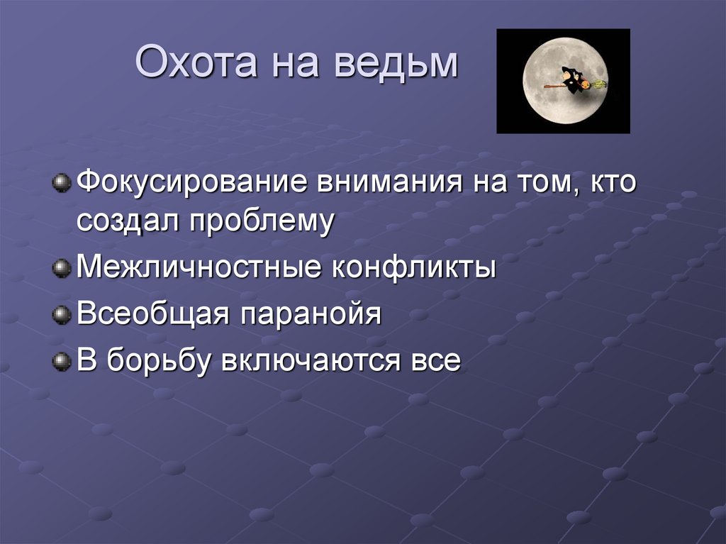 Презентация охота на ведьм