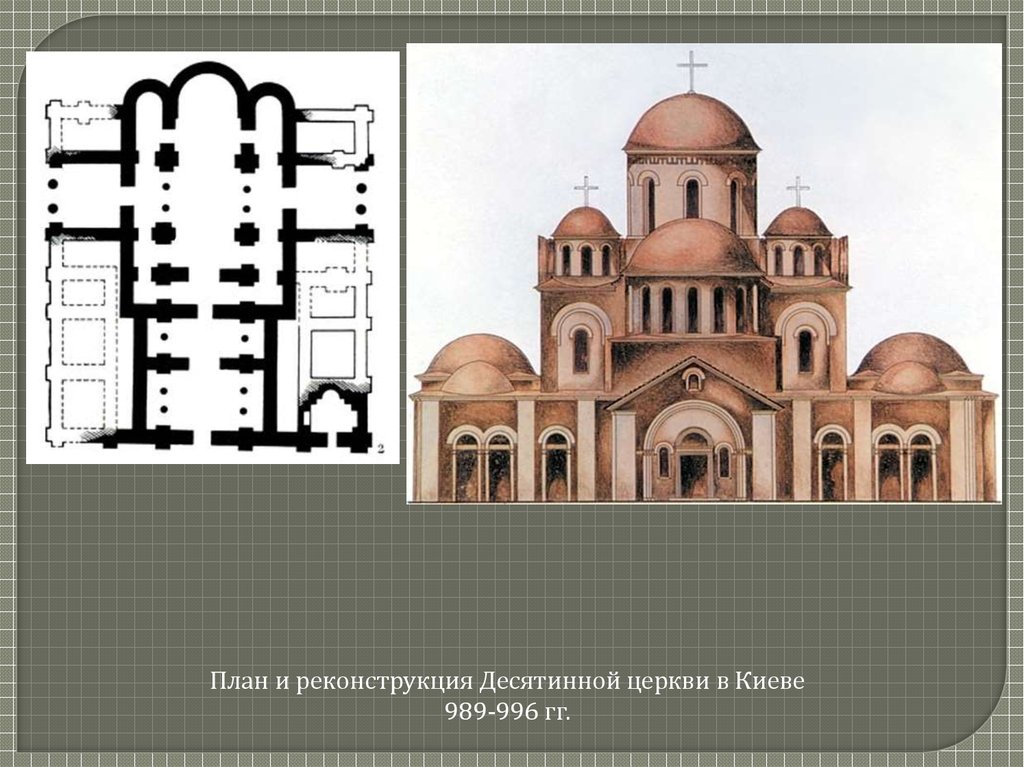 Десятинная церковь какой век. Церковь Богородицы Десятинной в Киеве 989-996. Десятинная Церковь в Киеве. Церковь Успения Богородицы Десятинная Церковь. Десятинная Церковь реконструкция.