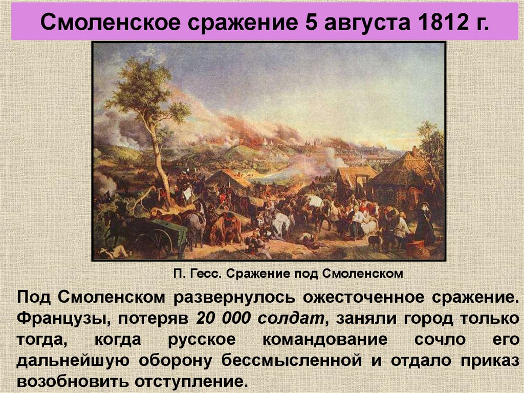 Итоги смоленского сражения 1941