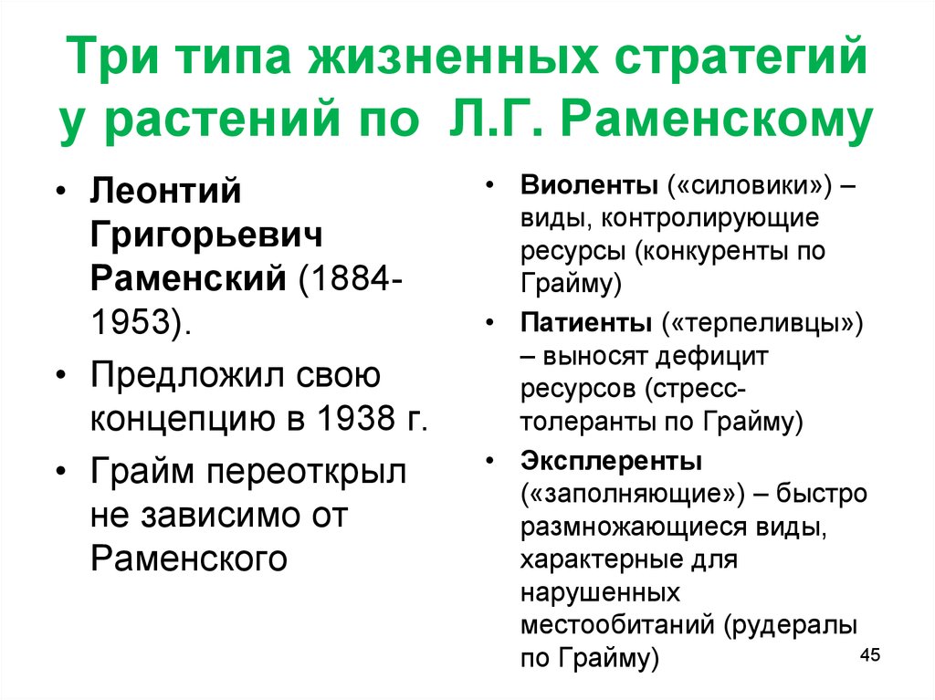 Типы жизненных стратегий. Жизненные стратегии растений. Типы жизненных стратегий у растений. Типы жизненных стратегий по Раменскому.