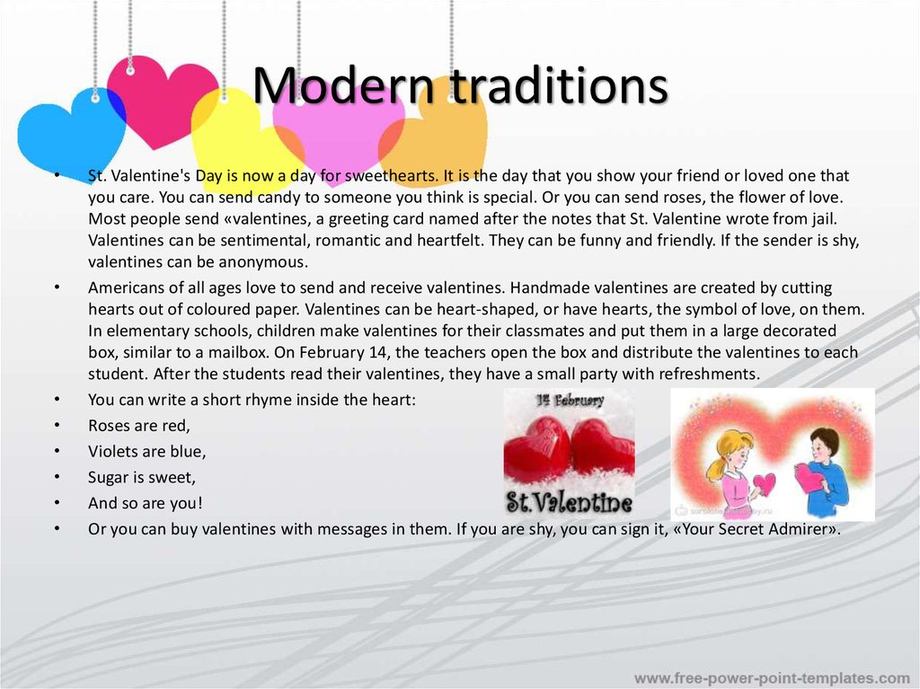 Modern traditions