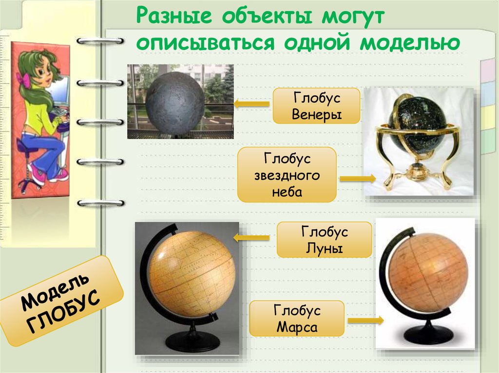 Разных объектов