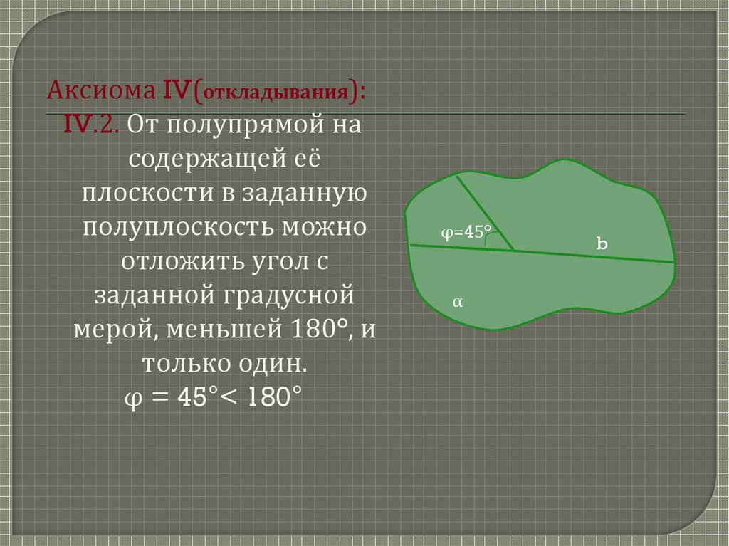 Длина отрезка равна сумме