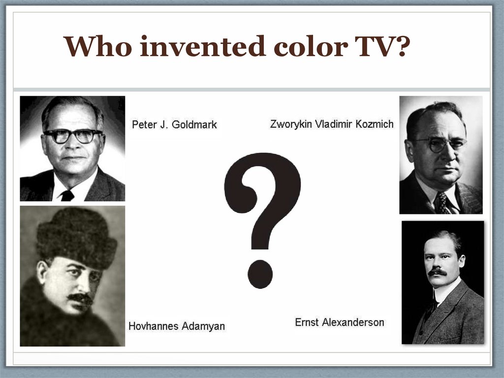 Who Really Invented The Colored Tv All About Technology