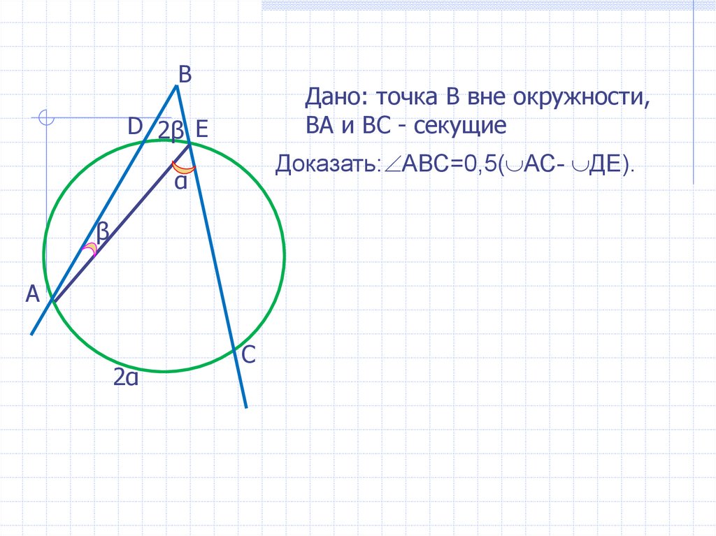 Проект по геометрии окружность