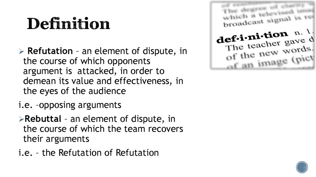 What Is The Difference Between Rebuttal And Refutation