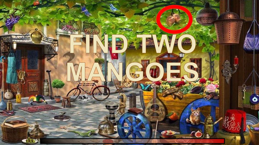FIND TWO MANGOES