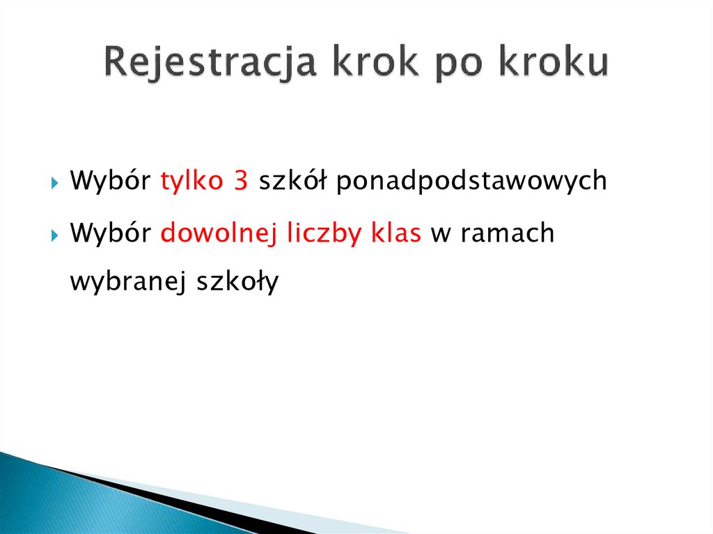 Rejestracja krok po kroku