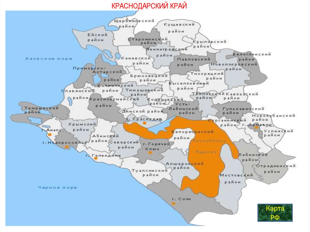 Кадастровая карта елизаветинская краснодарский край